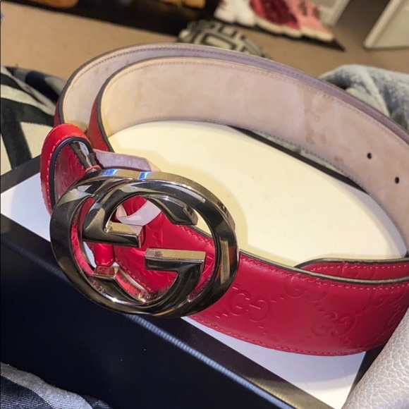 gucci belt large buckle